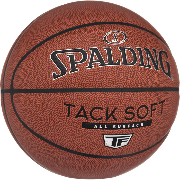 М'який баскетбольний м'яч Spalding Tack-Soft для приміщень та активного відпочинку Intermediate Size 6, 28.5 (Tack Soft TF, офіційний розмір 7, 29.5')