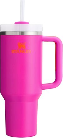 Термокружка STANLEY Quencher H2.0 1,2 л з кришкою та трубочкою, вакуумна, нержавіюча сталь, для води, чаю, кави, смузі, Vivid Violet