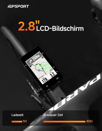 Велокомп'ютер iGPSPORT iGS630S GPS, 2.8'', 16 ГБ, BLE5.0/ANT, IPX7