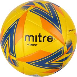 Футбольний м'яч Mitre Unisex Jugend Ultimatch, підвищений контроль, додаткова зносостійкість, точність, для дітей та підлітків