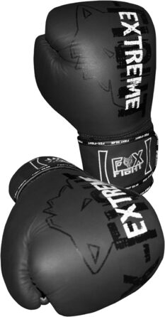 Преміальні боксерські рукавички FOX-FIGHT з натуральної шкіри для тренувань, спарингів, муай тай, кікбоксингу, BJJ, фріфайту, мішка