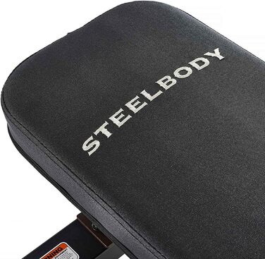 Лавка з регульованою вагою SteelBody STB-10105 Deluxe, чорна, One size