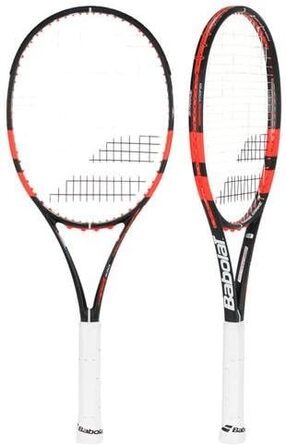 Ракетка Babolat Pure Strike 100 16/19 Неон Сірий/Червоний