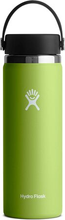 Гідрофляга Hydro Flask 590 мл, широка горловина, нержавіюча сталь, вакуумна ізоляція, багаторазова пляшка для води, Seegras, зручна кришка Flex, без BPA, нетоксична, підходить для миття в посудомийці