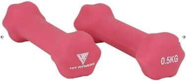 Гантелі Hit Fitness Neoprene Studio 0,5-10кг (2кг)