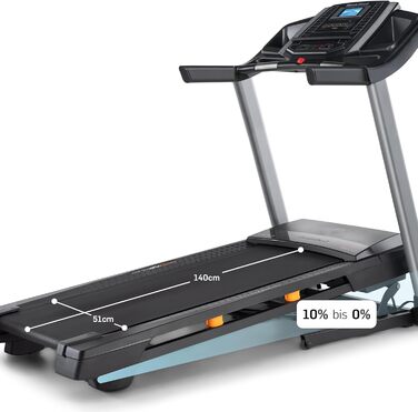 Бігова доріжка NordicTrack T-Serie для дому з нахилом, Bluetooth, вантажопідйомність 136 кг