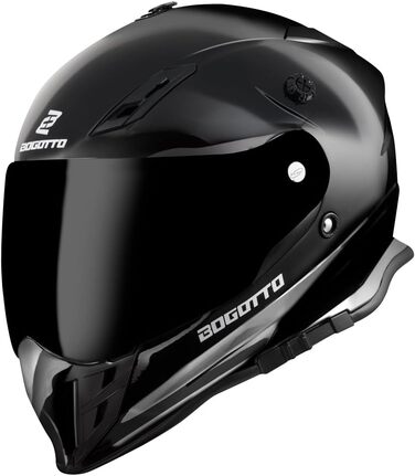 Шолом для ендуро Bogotto V331 XS чорний, мотошолом
