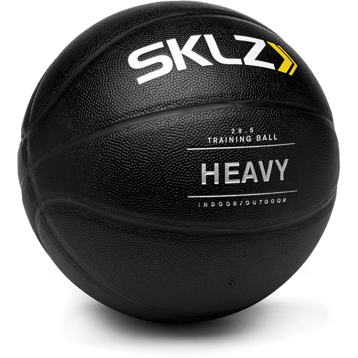 Тренувальний баскетбол SKLZ Control для покращення дриблінгу та контролю м'яча Black Heavy Weight Control Basketball - важкий тренувальний м'яч