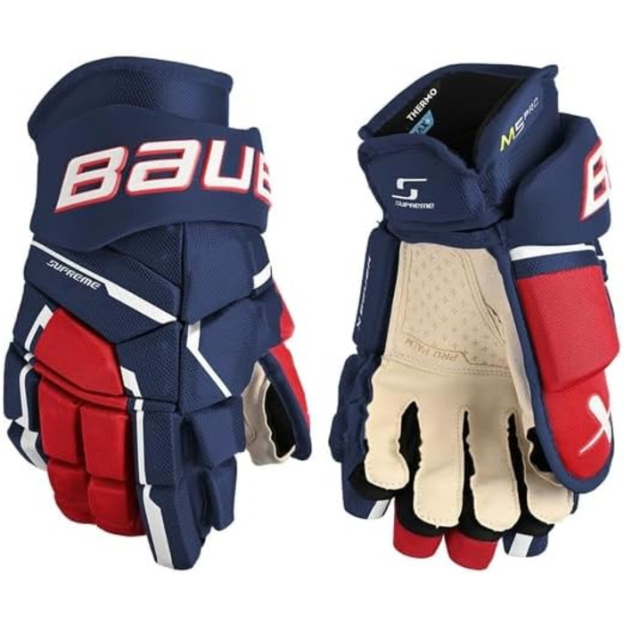 Рукавички Bauer Supreme M5 PRO 13 Int, чорний/білий