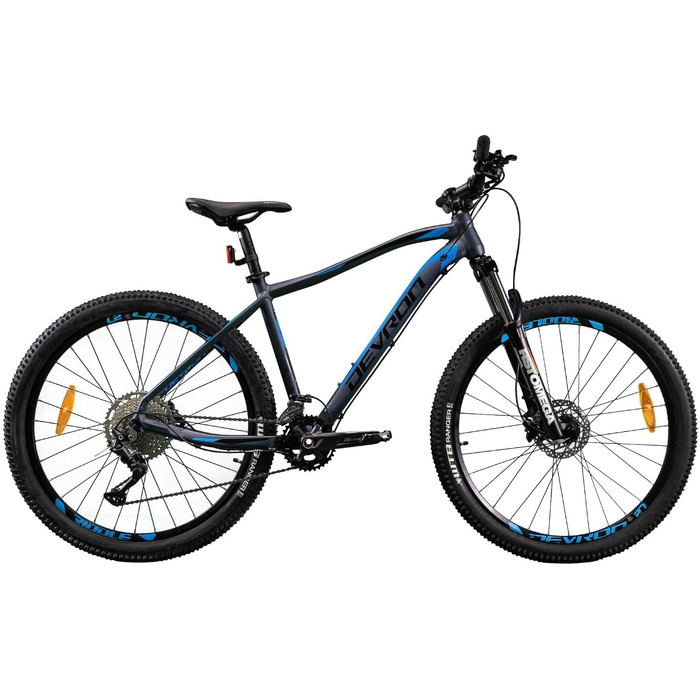 Гірський велосипед Devron Riddle RM3.7, хардтейл алюміній, Shimano 2x10, 27.5 дюймів, дискове гальмо, універсальний гірський велосипед для захоплюючих пригод Grey M