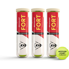 Тенісний м'яч Dunlop Fort Tournament для ґрунтових, твердих і трав'яних кортів
