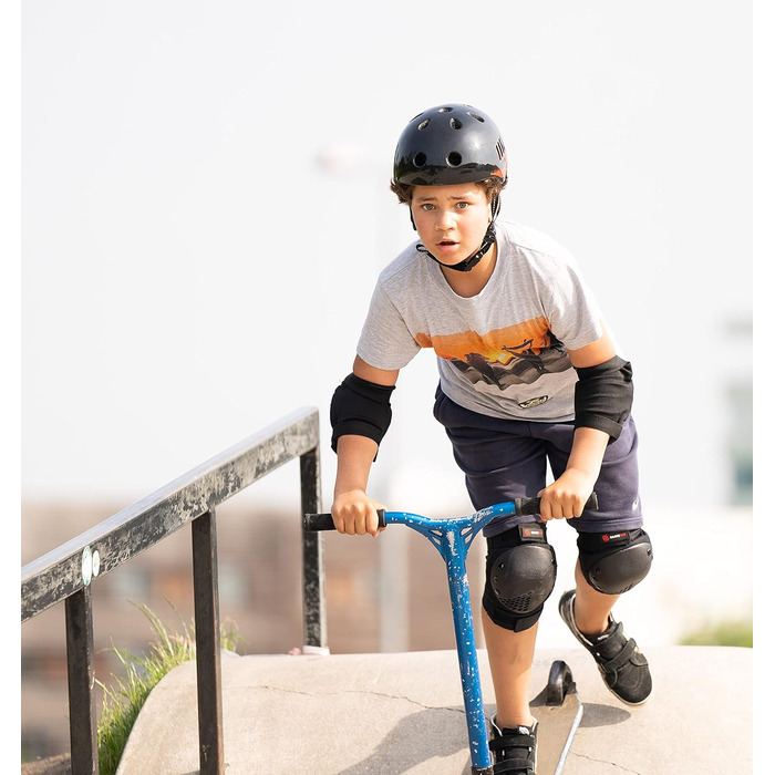 Захисний комплект для катання SKATEWIZ SMASH – наколінники, налокітники та захист зап’ястя для дітей і дорослих, 6 предметів