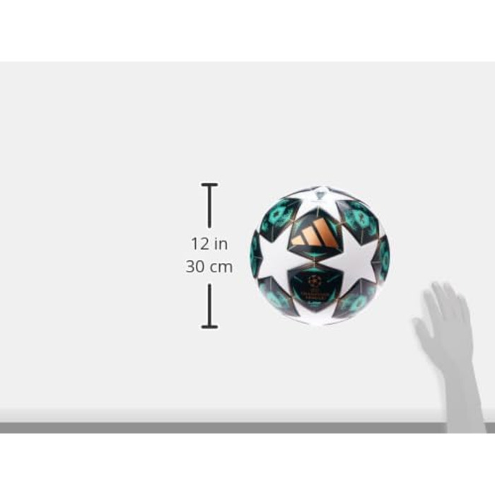 М'яч футбольний Adidas UEFA Champions League J350, зелений, розмір 4, унісекс