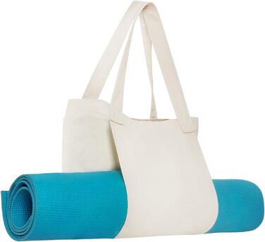 Жіноча сумка Haakong Yoga Mat, Полотняна сумка-тоут з килимком для йоги, сумка-тоут, килимок для йоги, сумки для тренувань, пілатесу, подорожей, пляжу та тренажерного залу