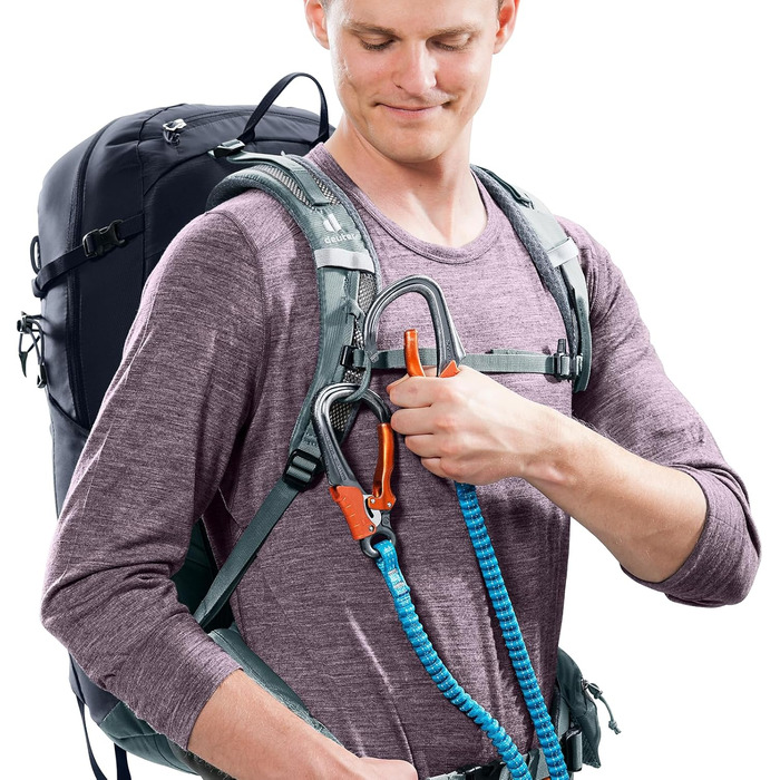 Чоловічий туристичний рюкзак Deuter Trail Pro 33 л, для альпінізму та походів, чорний