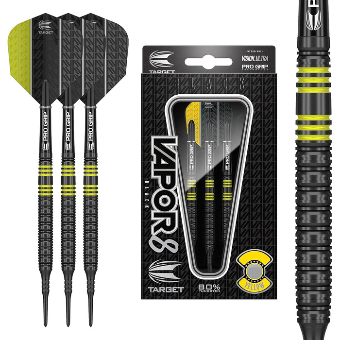 Набір дротиків Target Darts Vapor 8 19G жовтий