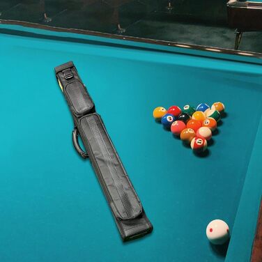 Сумка для більярду Dickly Pool Cue Bag 4 отвори Футляр для зберігання більярду Легкий захисний тримач Чохол з PU шкіри (5 отворів чорний)