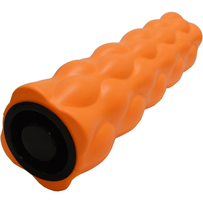 Масажний ролик Yoga Roller Fascia Roller з піни, довжина 46 см, 13 х 11 см, колір рожевий