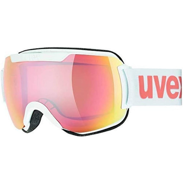 Гірськолижні окуляри Uvex Unisex Downhill 2000 Cv () (одного розміру, білий/рожево-помаранчевий)