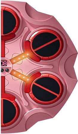 Електронна музична боксерська машина, розумний боксерський килимок, регульована настінна мішень для музичної скриньки для тренувань Sanda PINK
