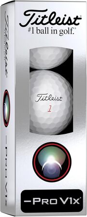 М'ячі Titleist Pro V для гольфу - ліва панель приладів