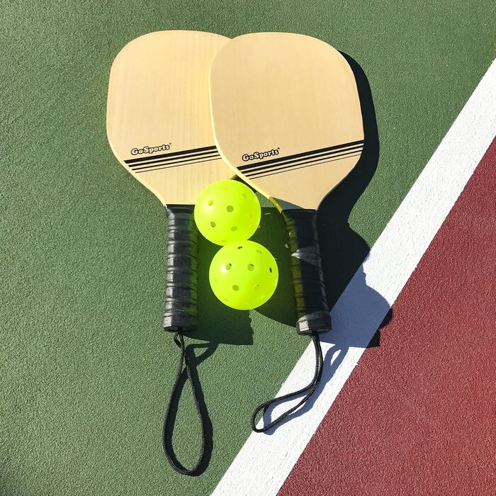 Стартовий набір GoSports Pickleball: 2 весла, 4 м'ячі, сумка-рюкзак