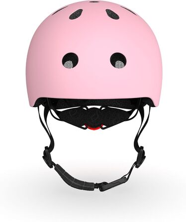 Дитячий шолом Scoot and Ride з регульованими ремінцями, матовий, розміри S/M, LED-світло, м'яка флісова підкладка