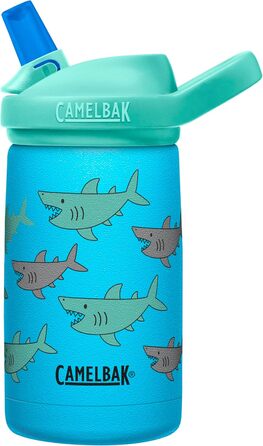 Пляшка дитяча вакуумна CAMELBAK Eddy 350 мл (Shark School)