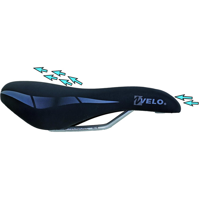 Сідло для велосипеда VELO Bio:Logic — заміна для спін-байків Peloton, NordicTrack, ProForm та інших, ергономічне, м'яке, універсальне