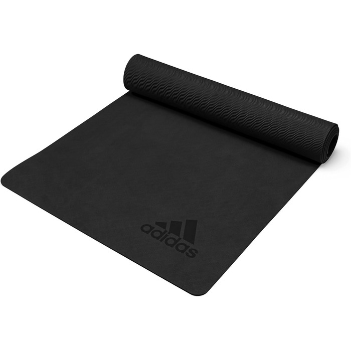 Килимок для йоги adidas Premium 5 мм - товстий, без ПВХ, не ковзає