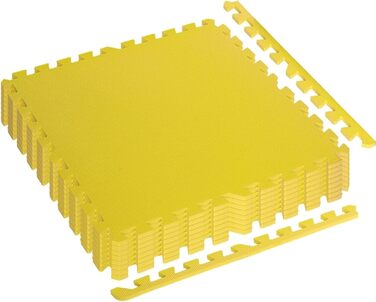 Захисні мати для підлоги MOVIT, 8 пазлів 60x60x1,2 см, 3 м², 16 крайових елементів, для тренувань, 11 кольорів