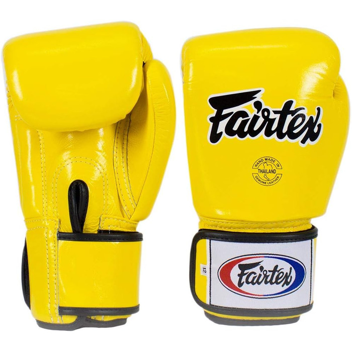 Боксерські рукавички Fairtex BGV1 жовті 12 унцій