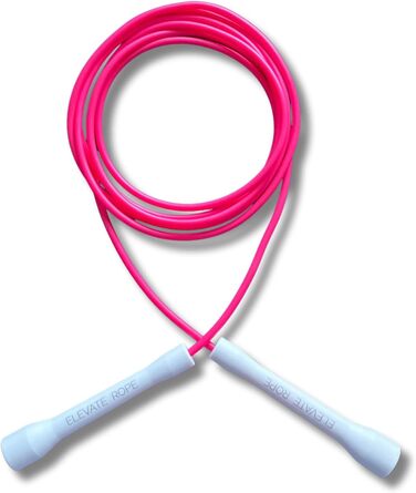 Скакалка Elevate Speed Rope MAX, професійна, 5 мм, міцний ПВХ з нейлоновим осердям, довжина до 3 м, посилені ручки