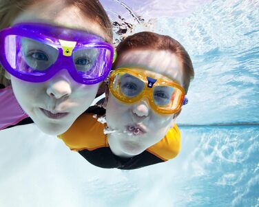 Окуляри Aquasphere Seal KID, захист UV, силікон, проти запотівання, фіолетовий