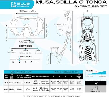 Набір трубок CRESSI Musa Explorer унісекс