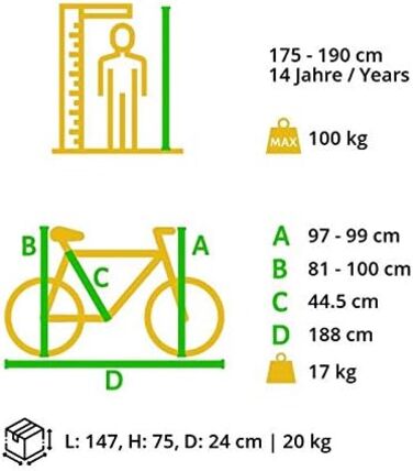 MTB Алюмінієвий Shimano 21-шв, дискові гальма, шини 26-29'