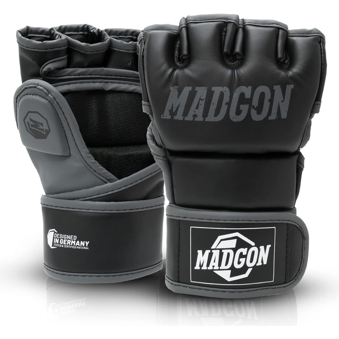 Рукавички MADGON Premium MMA для єдиноборств, греплінгу L