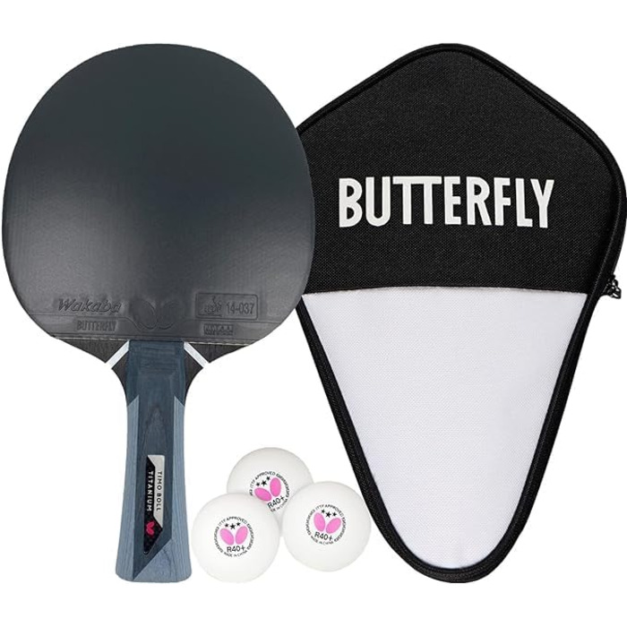 Ракетка для настільного тенісу Butterfly Timo Boll Titanium ITTF Wakaba