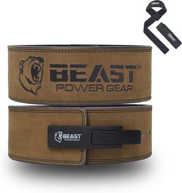 Ремінь Beast Power Gear, важіль, 10/13 мм, оливковий, XXL