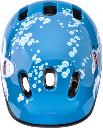 Дитячий велосипедний шолом Baby Shark XS 44-48 см для дівчаток, легкий і ударостійкий, для дітей від 1 року
