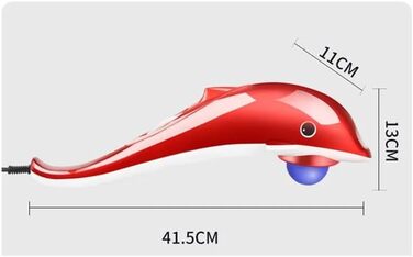 Масажер Dolphin Shape, акумуляторний, 3 гол., знімає втому (EU)