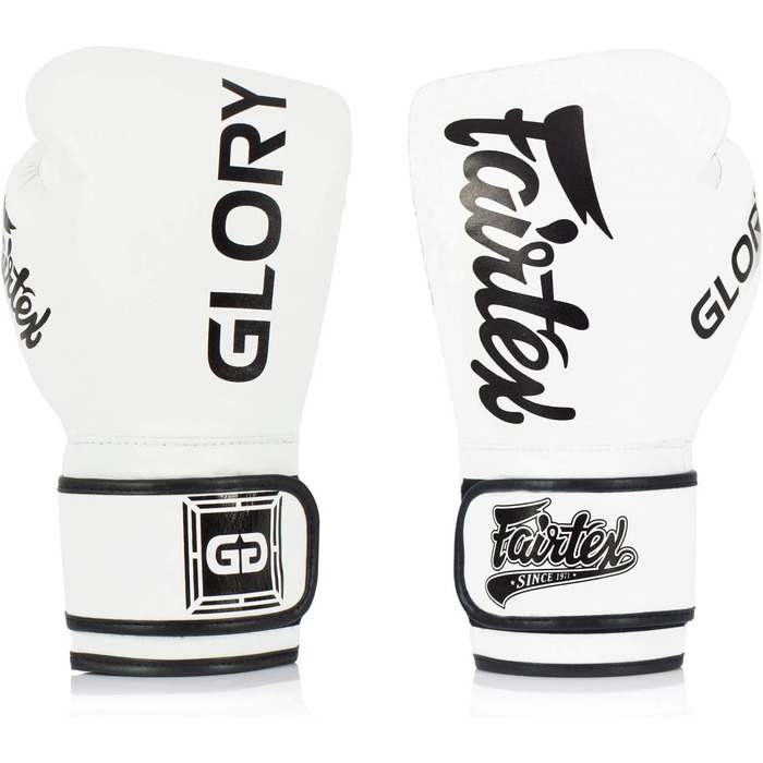 Боксерські рукавички Fairtex X Glory білі, шкіряні, 12 унцій, ручна роб.