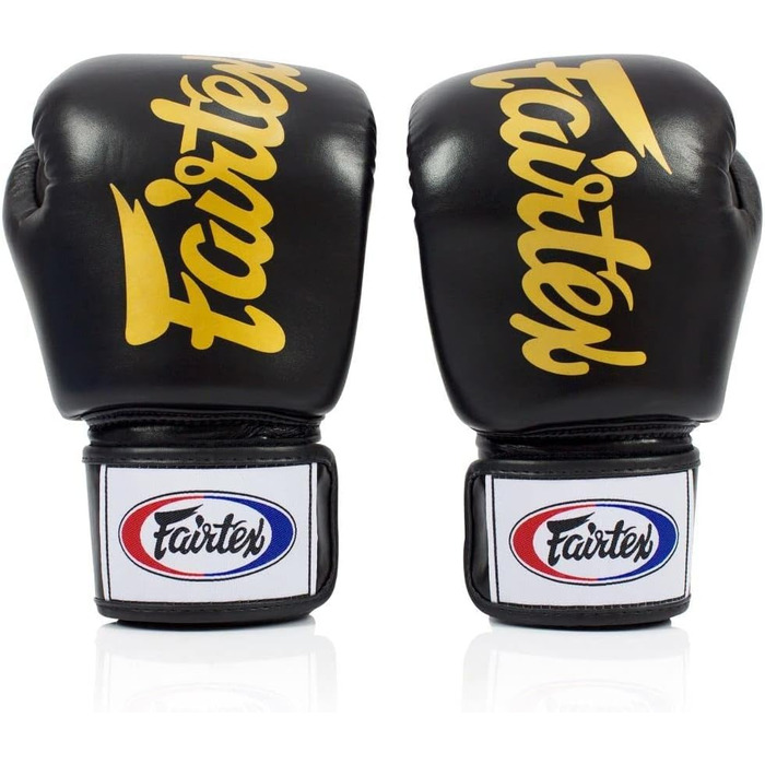 Рукавички Fairtex BGV19 Deluxe 14 унцій облягаючі Чорний