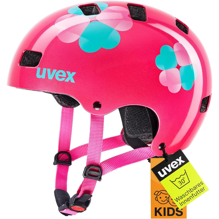 Дитячий велосипедний шолом uvex Kid 3, міцний, регульований розмір, знімна підкладка