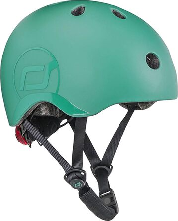 Дитячий шолом Scoot and Ride з LED-ліхтарем, матове покриття, розмір XXS, регульовані ремені, флісова підкладка