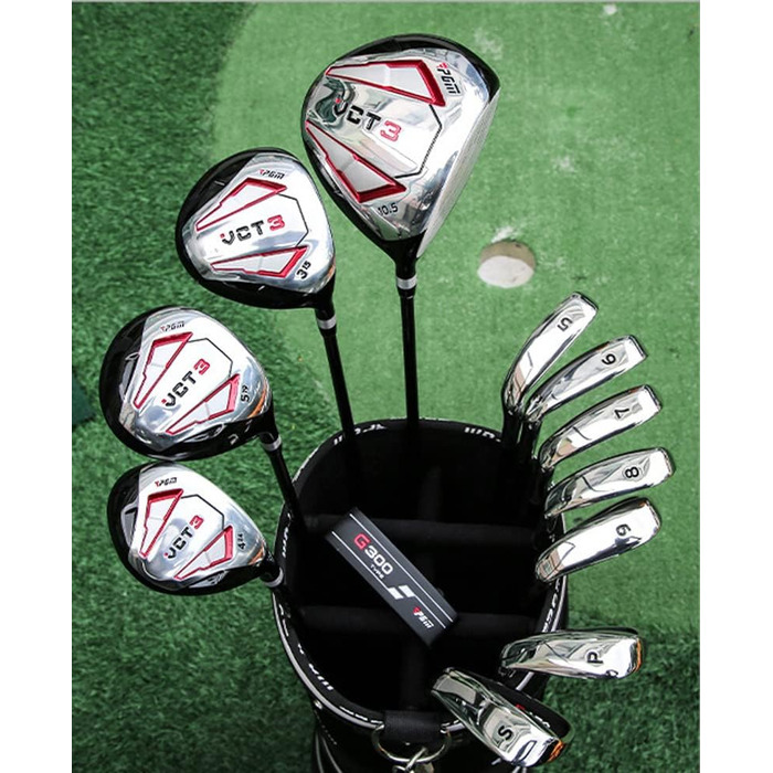 Набір ключок для гольфу 13 шт. Titan Driver, Fairway, Hybrid, Irons, Putters