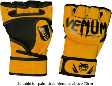 Рукавички Perfeclan Shock Absorbing MMA, міцні, PU, півпальця