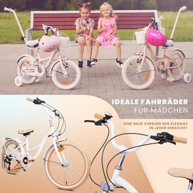 Велосипед Sun Baby Flower Bike 20, 6-шв. Shimano, для дівчинки 6-10 р.