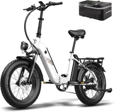 Електровелосипед  Fafrees FF20 Polar Fatbike E-Bike 20" 48V 160 км білий