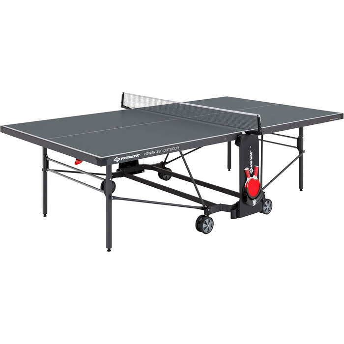 Стіл для настільного тенісу DONIC SCHILDKRÖT POWERTEC Outdoor, компактний, для вулиці